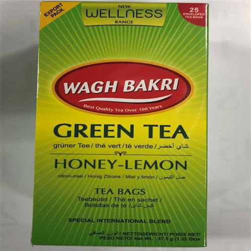 WAGH BAKRI GREEN TEA HONEY LEMON 25BAGS